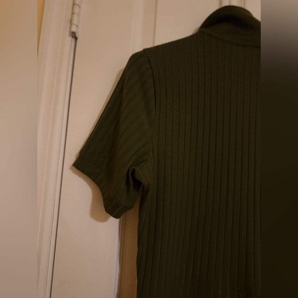 Abercrombie & Fitch - Midi Ribbed Buttoned Dress … - image 6